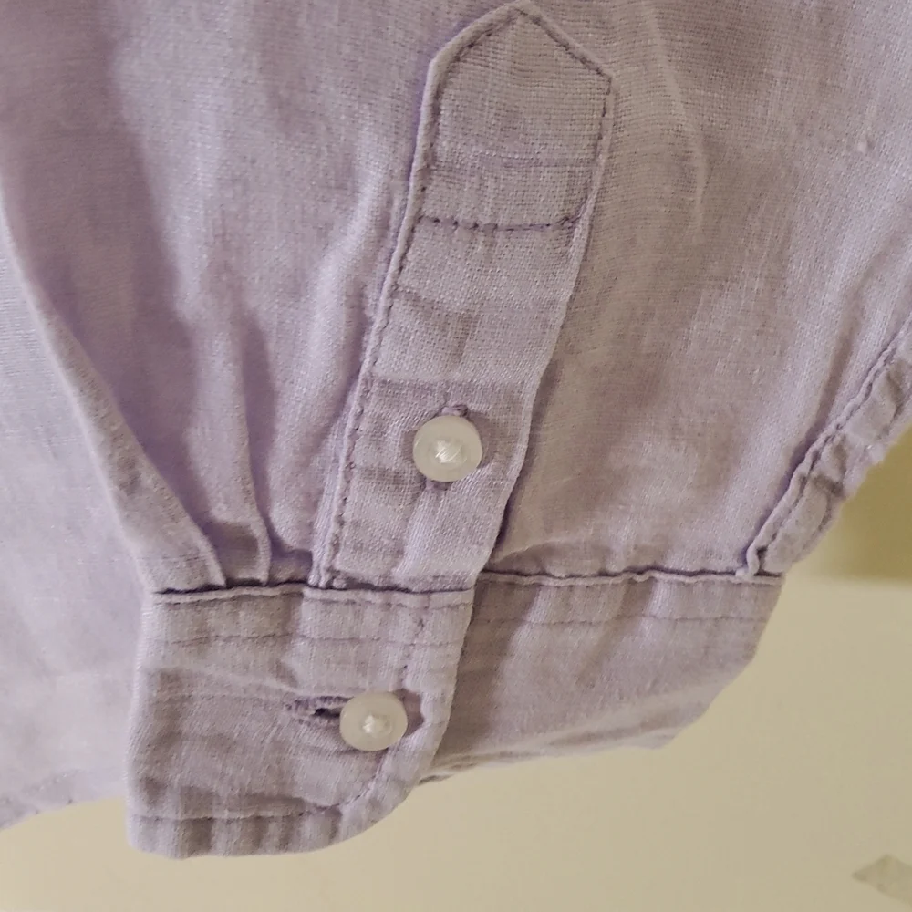 Janie & Jack Boys  Lavender Shirt Size 12